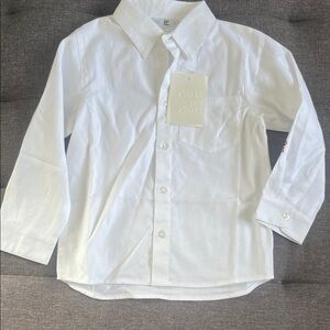 New with tags Deux par Deux boys button down Oxford shirt Size 5